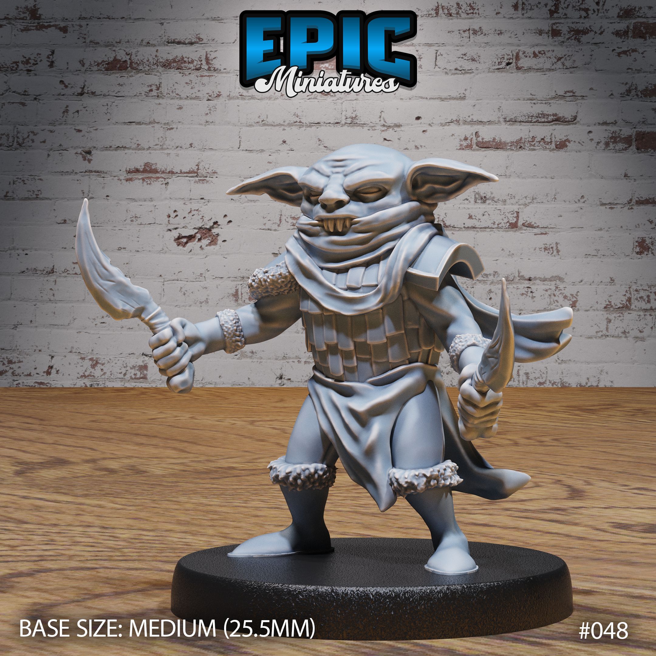 Goblin Tribe Assassin / Goblinoid Male Creature / Evil Ogre Warrior / Green Skin Army Soldier / Siege Servan / Forest Fighter / Woodland Encounter